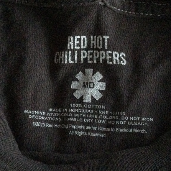 NWT Red Hot Chili Peppes t shirt - unisex - Picture 6 of 6